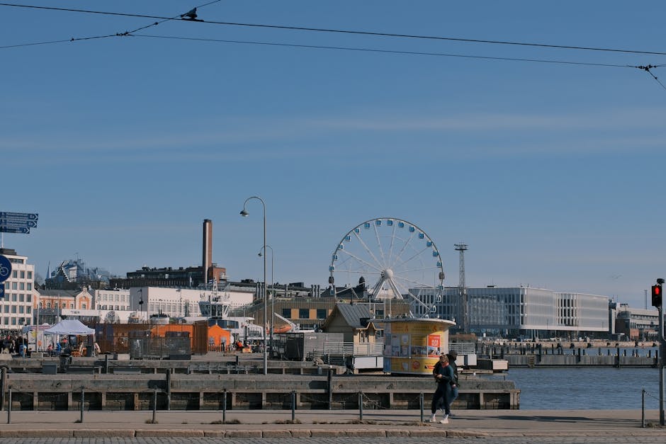 Neighbors meeting around a table during a local gathering